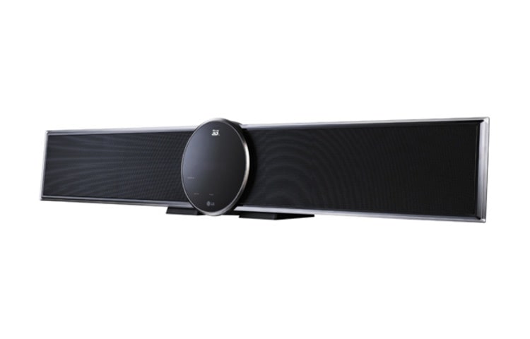 LG Blu-ray soundbar med 3D-funktion og trådløse tilslutningsmuligheder., HLX55W