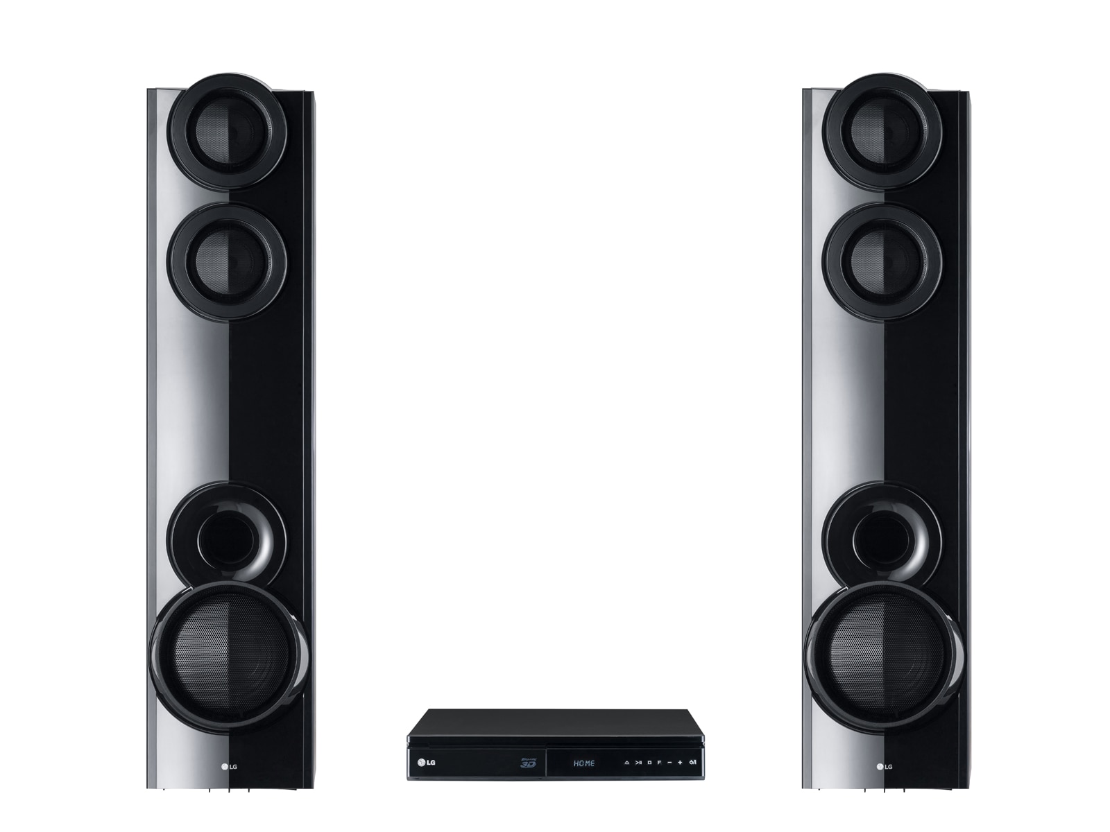 LG 3D-hjemmebiografsystem med Blu-ray™ og dvd, LHB675