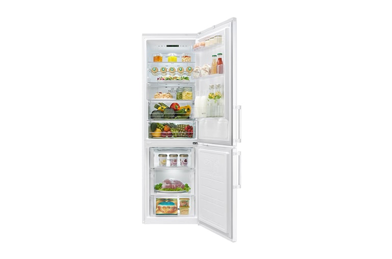 LG Ny Køle-/fryseskabe med Total No Frost, 190cm (nettovolumen 318 liter), GBB59SWGFB