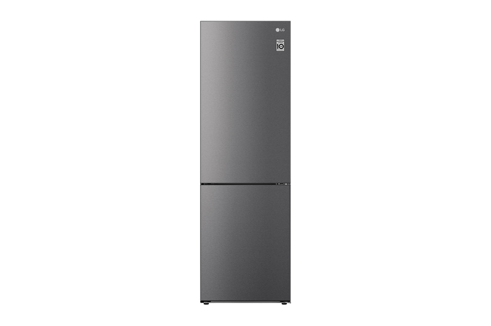 LG 1.86M 341L Kølefryseskab(Dark Silver) - Energiklasse E, DoorCooling™, GBB61DSJEC