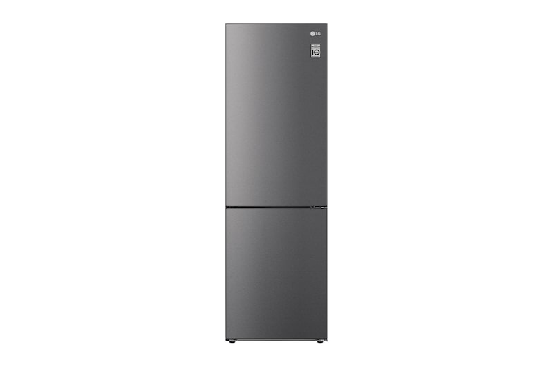 Visning forfra af 1.86M 341L Kølefryseskab(Dark Silver) - Energiklasse E, DoorCooling™ GBB61DSJEC