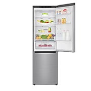 LG 1.86M 341L Kølefryseskab(Shiny Steel) - Energiklasse E, Door Cooling™ og Smart Diagnosis™ med Wi-Fi, GBB61PZHZN