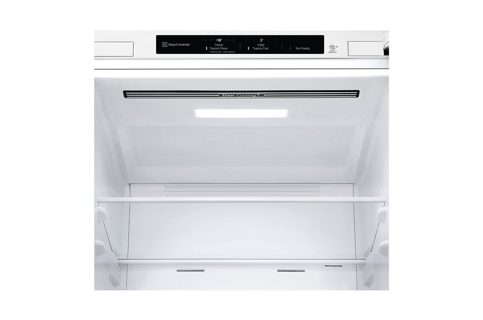LG 1.86M 341L Kølefryseskab(Hvid - Energiklasse E, DoorCooling™, GBB61SWJMN