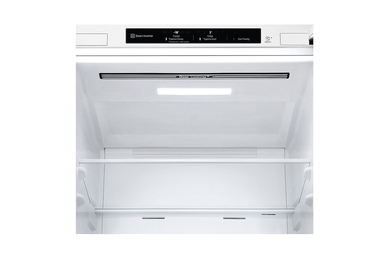 LG 1.86M 341L Kølefryseskab(Hvid - Energiklasse E, DoorCooling™, GBB61SWJMN
