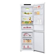 LG 1.86M 341L Kølefryseskab(Hvid - Energiklasse E, DoorCooling™, GBB61SWJMN