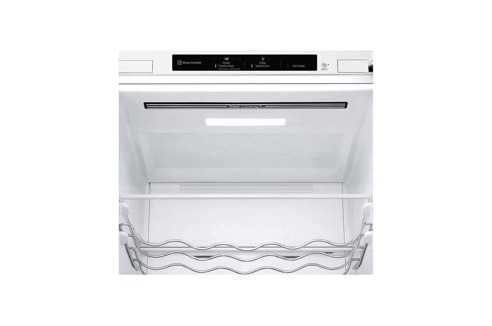 LG 2.03M 384L Kølefryseskab(Hvid) - Energiklasse D, Door Cooling™ , GBB62SWGGN