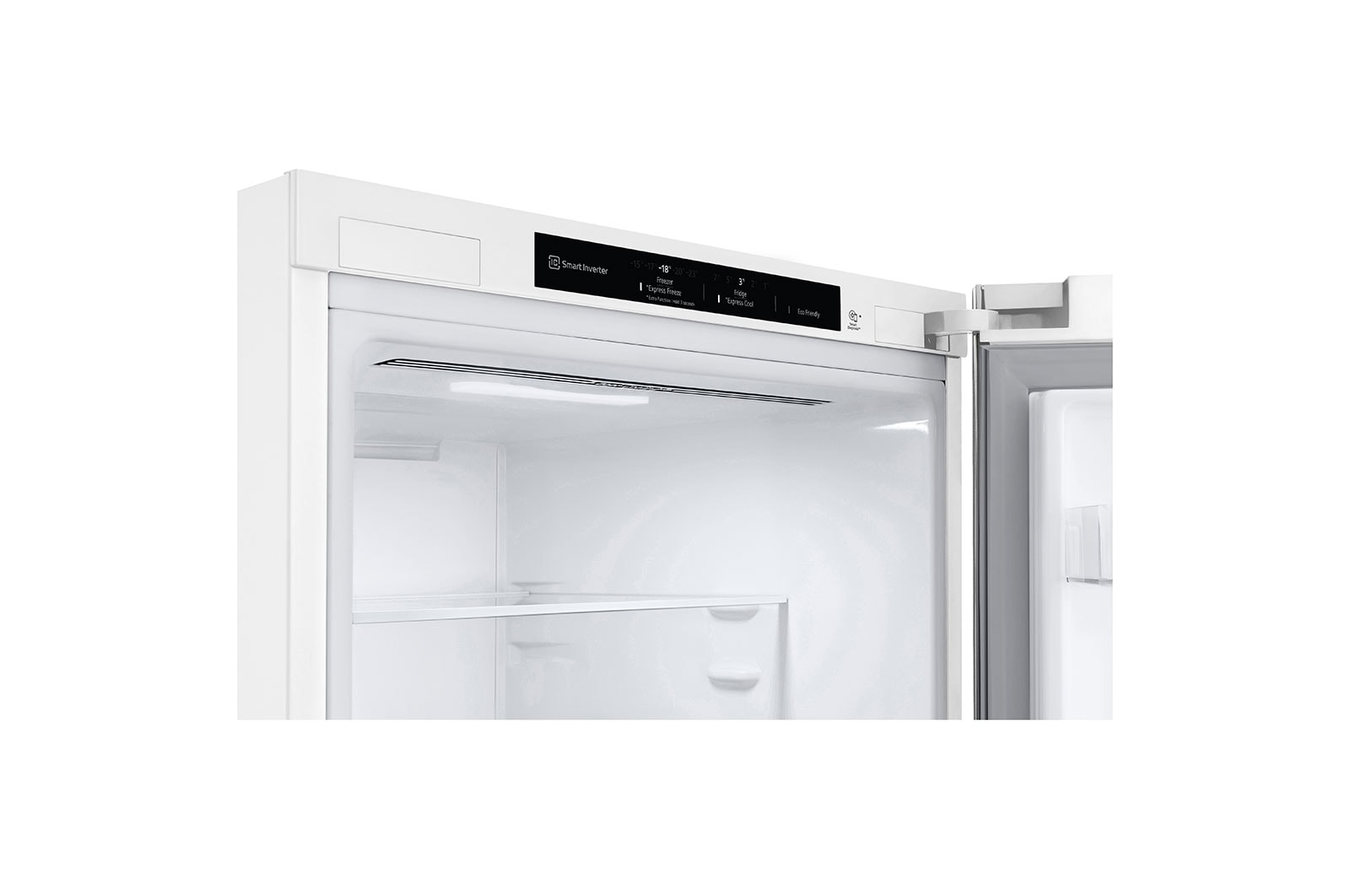 LG 2.03M 384L Kølefryseskab(Hvid) - Energiklasse D, Door Cooling™ , GBB62SWGGN