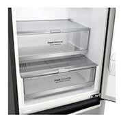 LG 1.86M 341L Kølefryseskab(Shiny Steel) - Energiklasse D, Door Cooling™, GBB71PZEFN