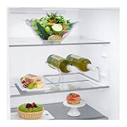 LG 1.86M 341L Kølefryseskab(Shiny Steel) - Energiklasse D, Door Cooling™, GBB71PZEFN