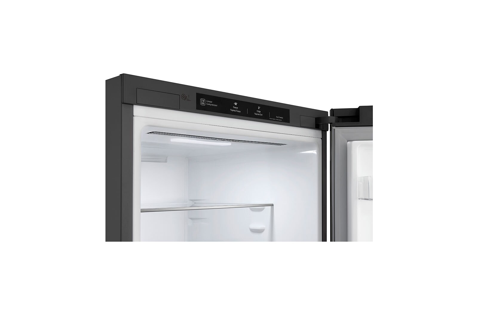 LG 1.86M 341L Kølefryseskab(Shiny Steel) - Energiklasse D, Door Cooling™, GBB71PZEFN