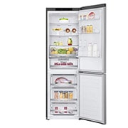 LG 1.86M 341L Kølefryseskab(Shiny Steel) - Energiklasse D, Door Cooling™, GBB71PZEGN