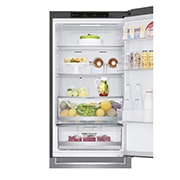 LG 1.86M 341L Kølefryseskab(Shiny Steel) - Energiklasse D, Door Cooling™, GBB71PZEGN