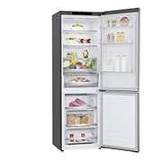 LG 1.86M 341L Kølefryseskab(Shiny Steel) - Energiklasse D, Door Cooling™, GBB71PZEGN