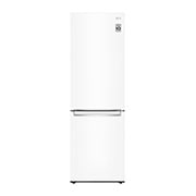 Visning forfra af 1.86M 341L Kølefryseskab(Hvid) - Energiklasse D, DoorCooling™ og Smart Diagnosis™ GBB71SWVGN