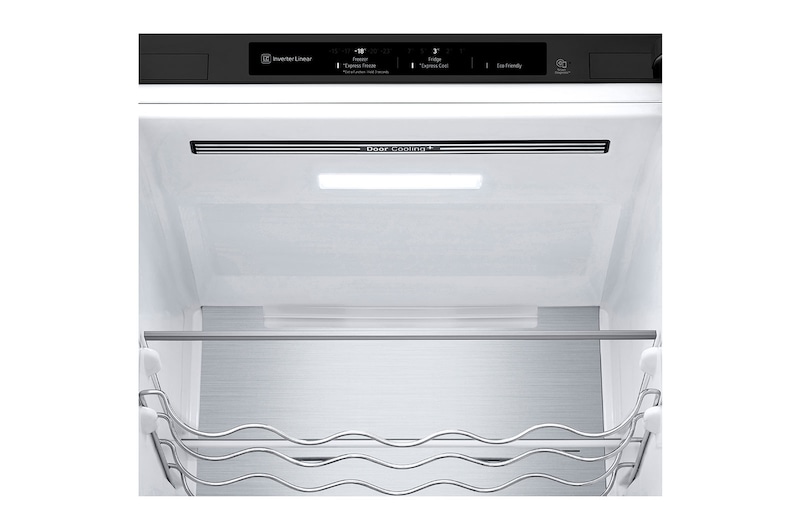 LG 2.03M 384L Kølefryseskab(Matte Black) - Energiklasse D, Door Cooling™ og Smart Diagnosis™ , GBB72MCVGN