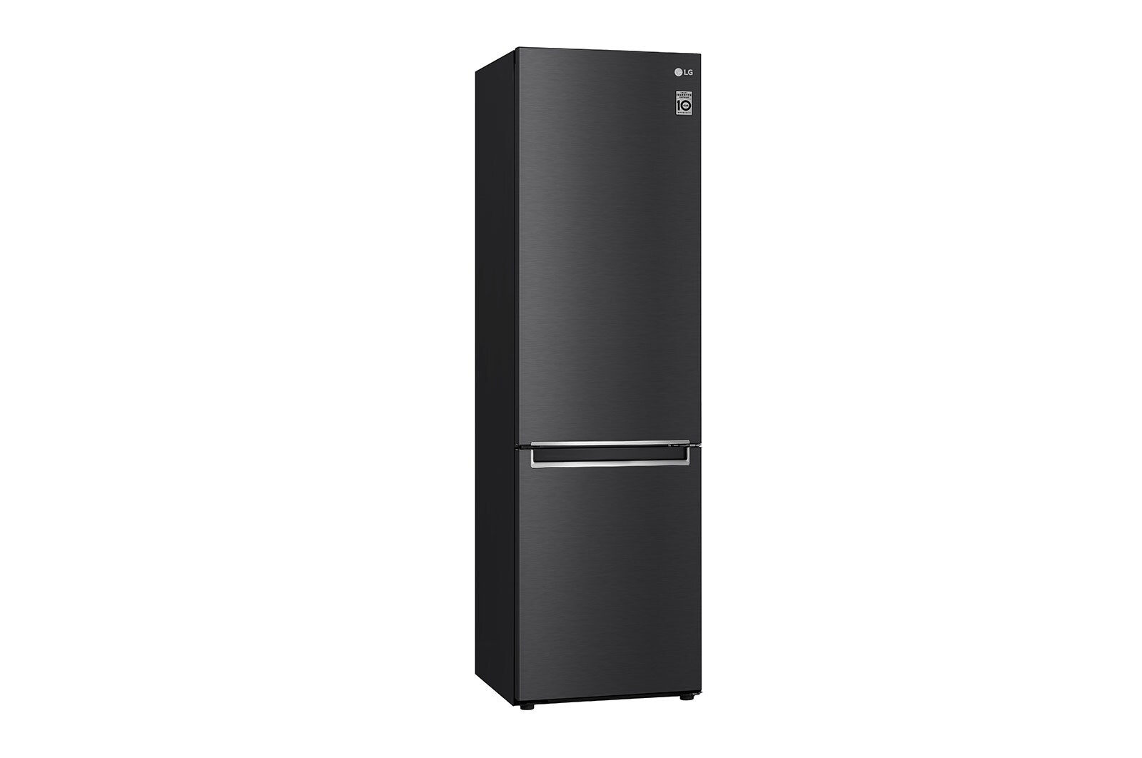 LG 2.03M 384L Kølefryseskab(Matte Black) - Energiklasse D, Door Cooling™ og Smart Diagnosis™ , GBB72MCVGN