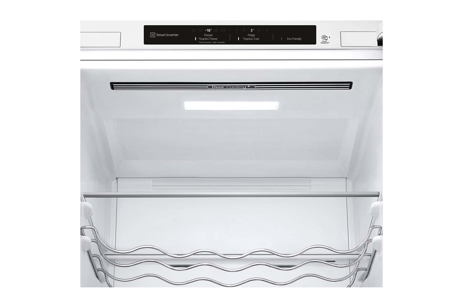 LG 2.03M 384L Kølefryseskab(Hvid) - Energiklasse D, Door Cooling™, GBB72SWEGN