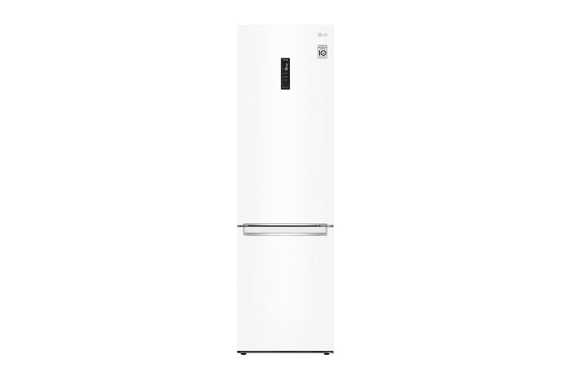 Visning forfra af 2.03M 384L Kølefryseskab(Hvid) - Energiklasse D, Door Cooling™ og Smart Diagnosis™ med Wi-Fi GBB72SWUGN