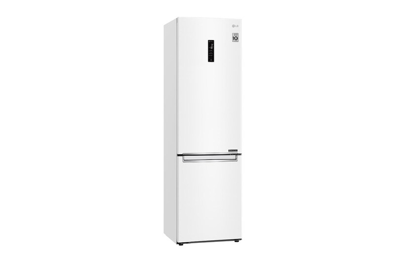 LG 2.03M 384L Kølefryseskab(Hvid) - Energiklasse D, Door Cooling™ og Smart Diagnosis™ med Wi-Fi, GBB72SWUGN