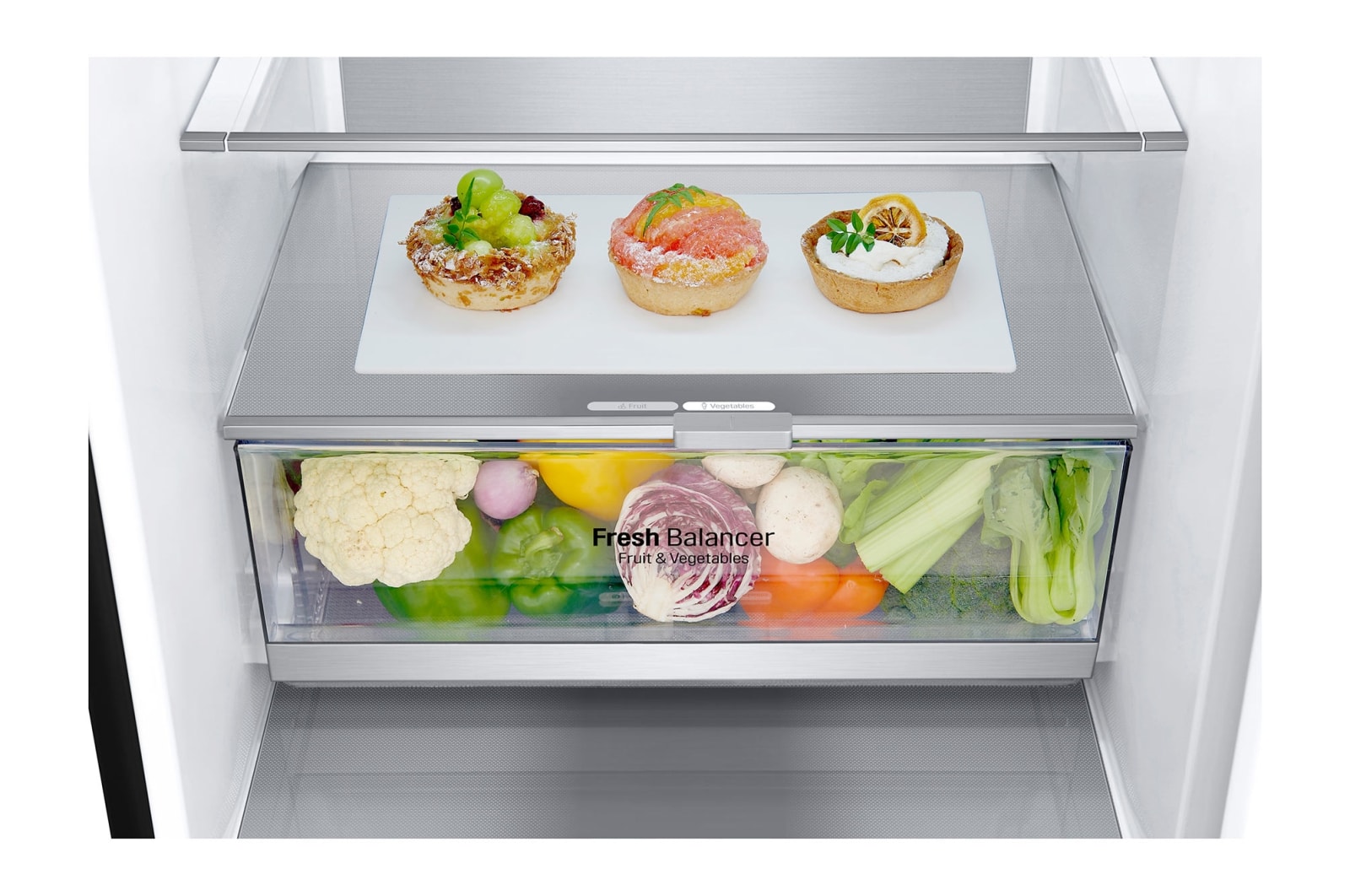 LG 2.03M 384L Kølefryseskab(Matte Black) - Energiklasse B, DoorCooling™ og Smart Diagnosis™ med Wi-Fi, GBB92MCABP