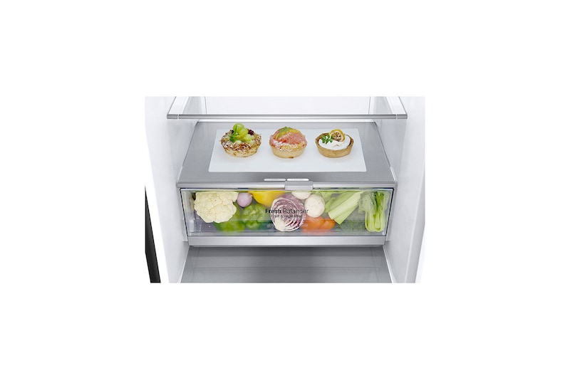 LG 2.03M 384L Kølefryseskab(Matte Black) - Energiklasse A, DoorCooling™ og Smart Diagnosis™ , GBB92MCBAP