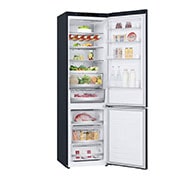 LG 2.03M 384L Kølefryseskab(Matte Black) - Energiklasse A, DoorCooling™ og Smart Diagnosis™ , GBB92MCBAP