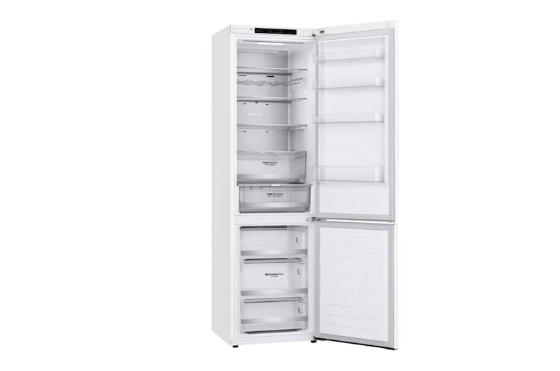 LG 2.03M 384L Kølefryseskab(Hvid) - Energiklasse A, Door Cooling™ og Smart Diagnosis™ , GBB92SWBAN