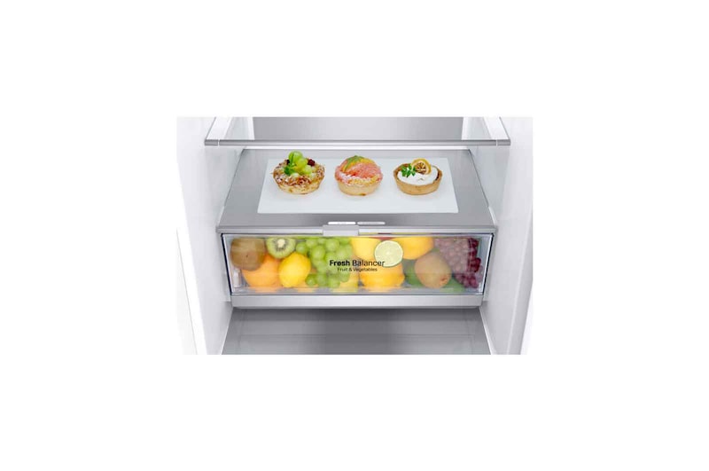 LG 2.03M 384L Kølefryseskab(Hvid) - Energiklasse A, Door Cooling™ og Smart Diagnosis™ , GBB92SWBAN