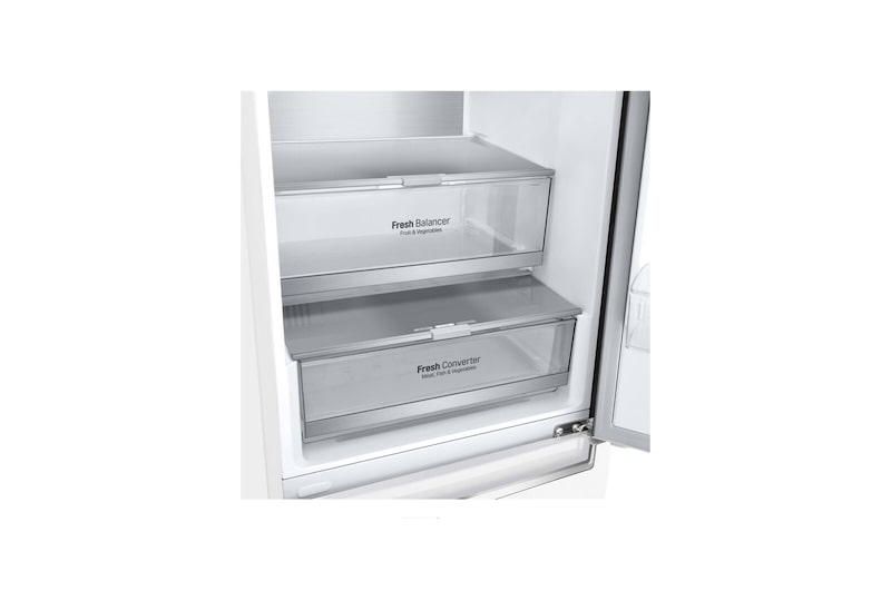 LG 2.03M 384L Kølefryseskab(Hvid) - Energiklasse A, Door Cooling™ og Smart Diagnosis™ , GBB92SWBAN