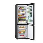 LG 186M 352L Kølefryseskab(Essence Black) - Energiklasse D, InstaView™, Nature Fresh, Door Cooling+™ Smart Diagnosis™ med Wi-Fi, GBG7190CEV