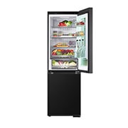 LG 186M 352L Kølefryseskab(Essence Black) - Energiklasse D, InstaView™, Nature Fresh, Door Cooling+™ Smart Diagnosis™ med Wi-Fi, GBG7190CEV