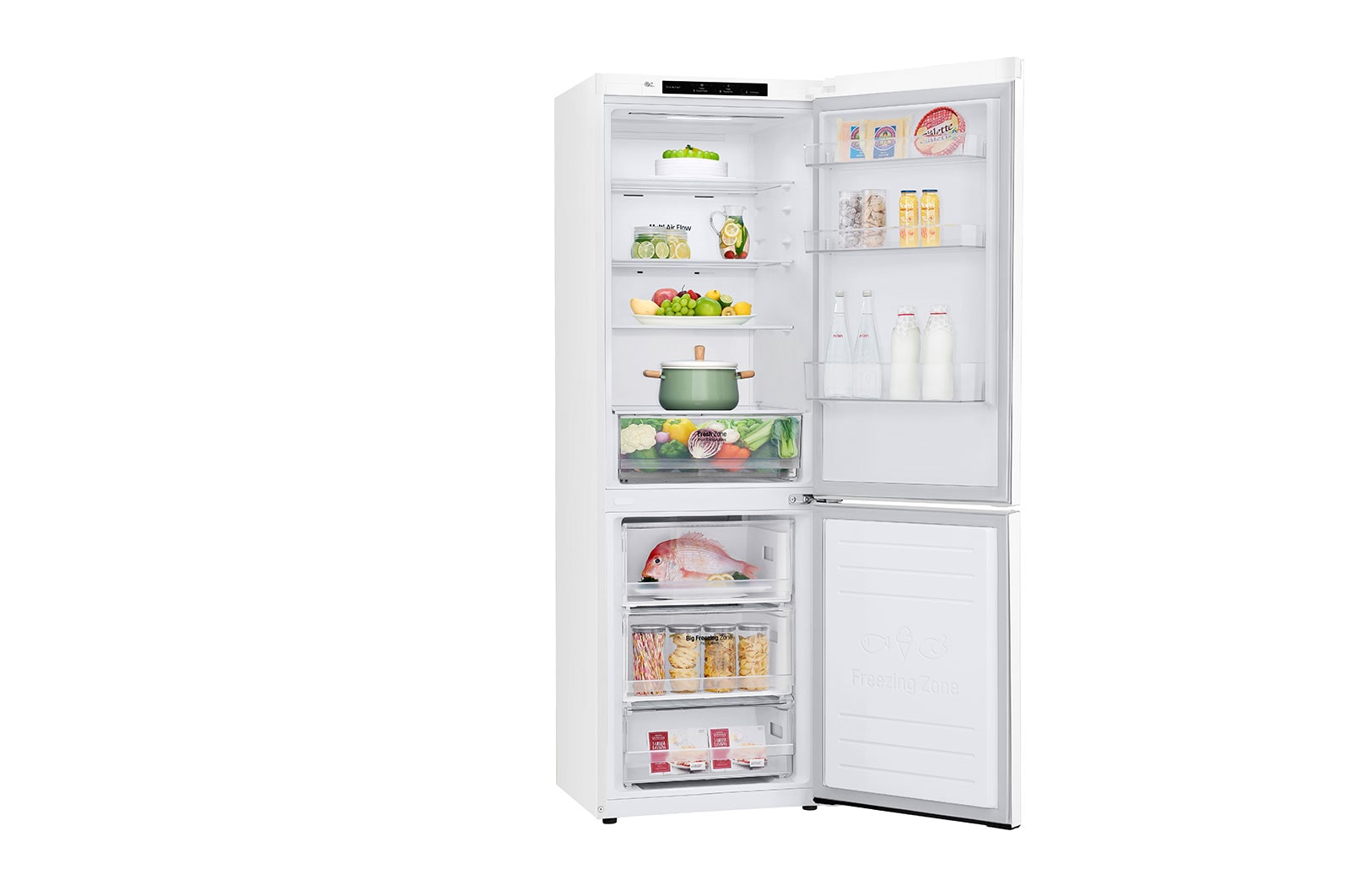 1.86M 341L Kølefryseskab(Hvid) - Energiklasse E, Door Cooling™