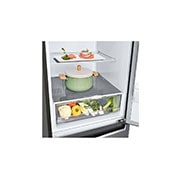 LG GBP61DSPGN 1.86M 341L Kølefryseskab(Dark Silver) - Energiklasse D, Door Cooling™og Smart Diagnosis™, GBP61DSPGN