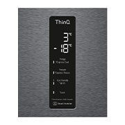 LG 2.03M 384L Kølefryseskab(Dark Silver) - Energiklasse C, Door Cooling™ og Smart Diagnosis™ med Wi-Fi, GBP62DSXCC1