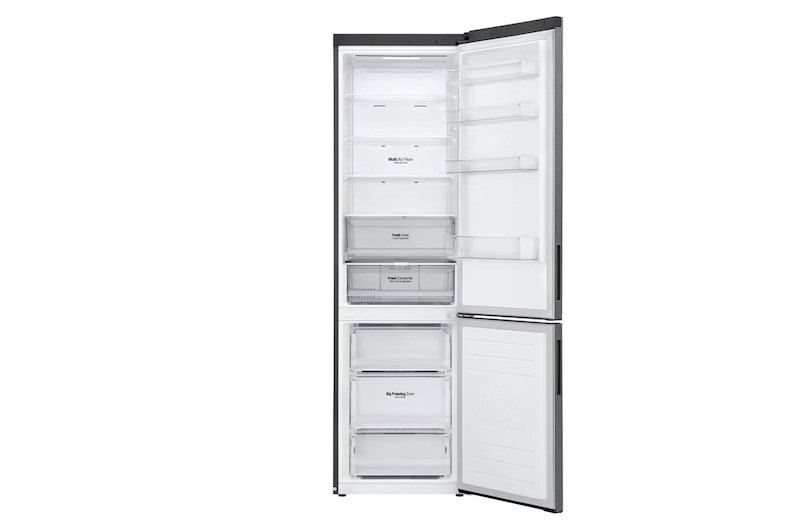 LG 2.03M 384L Kølefryseskab(Dark Silver) - Energiklasse C, Door Cooling™ og Smart Diagnosis™ med Wi-Fi, GBP62DSXCC1