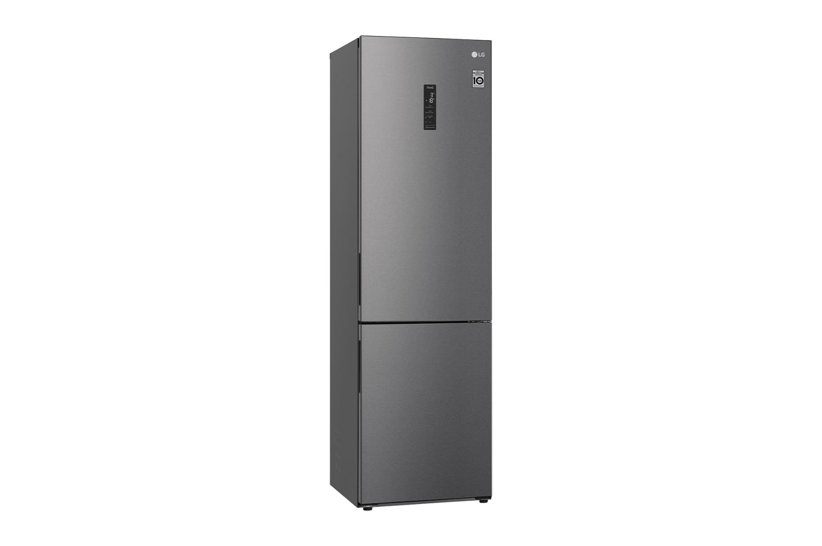 LG 2.03M 384L Kølefryseskab(Dark Silver) - Energiklasse C, Door Cooling™ og Smart Diagnosis™ med Wi-Fi, GBP62DSXCC1