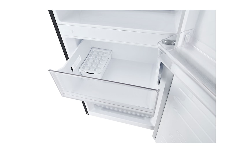 LG 2.03M 384L Kølefryseskab(Matte Black Stainless Steel) - Energiklasse B, Nature Fresh, Door Cooling+™ og Smart Diagnosis™, GBP62MCNBC