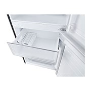LG 2.03M 384L Kølefryseskab(Matte Black Stainless Steel) - Energiklasse B, Nature Fresh, Door Cooling+™ og Smart Diagnosis™, GBP62MCNBC