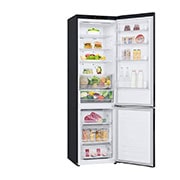 LG 2.03M 384L Kølefryseskab(Matte Black Stainless Steel) - Energiklasse B, Nature Fresh, Door Cooling+™ og Smart Diagnosis™, GBP62MCNBC