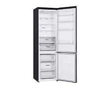 LG 2.03M 384L Kølefryseskab(Matte Black Stainless Steel) - Energiklasse B, Nature Fresh, Door Cooling+™ og Smart Diagnosis™, GBP62MCNBC