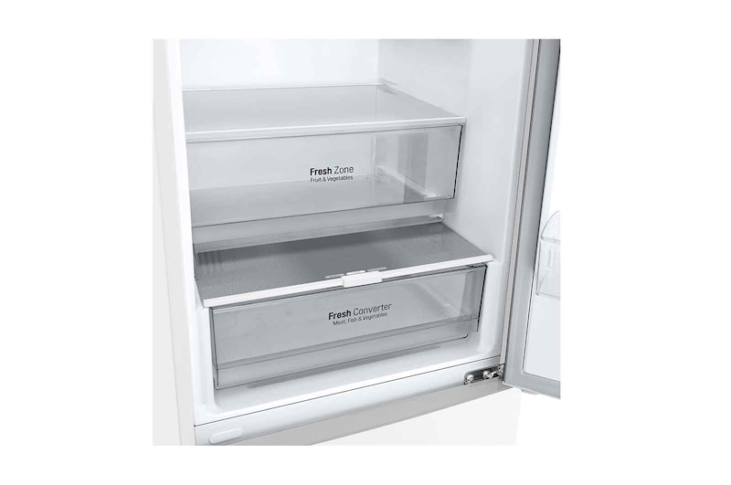 LG 2.03M 384L Kølefryseskab(White) - Energiklasse A, GBP62SWNAC