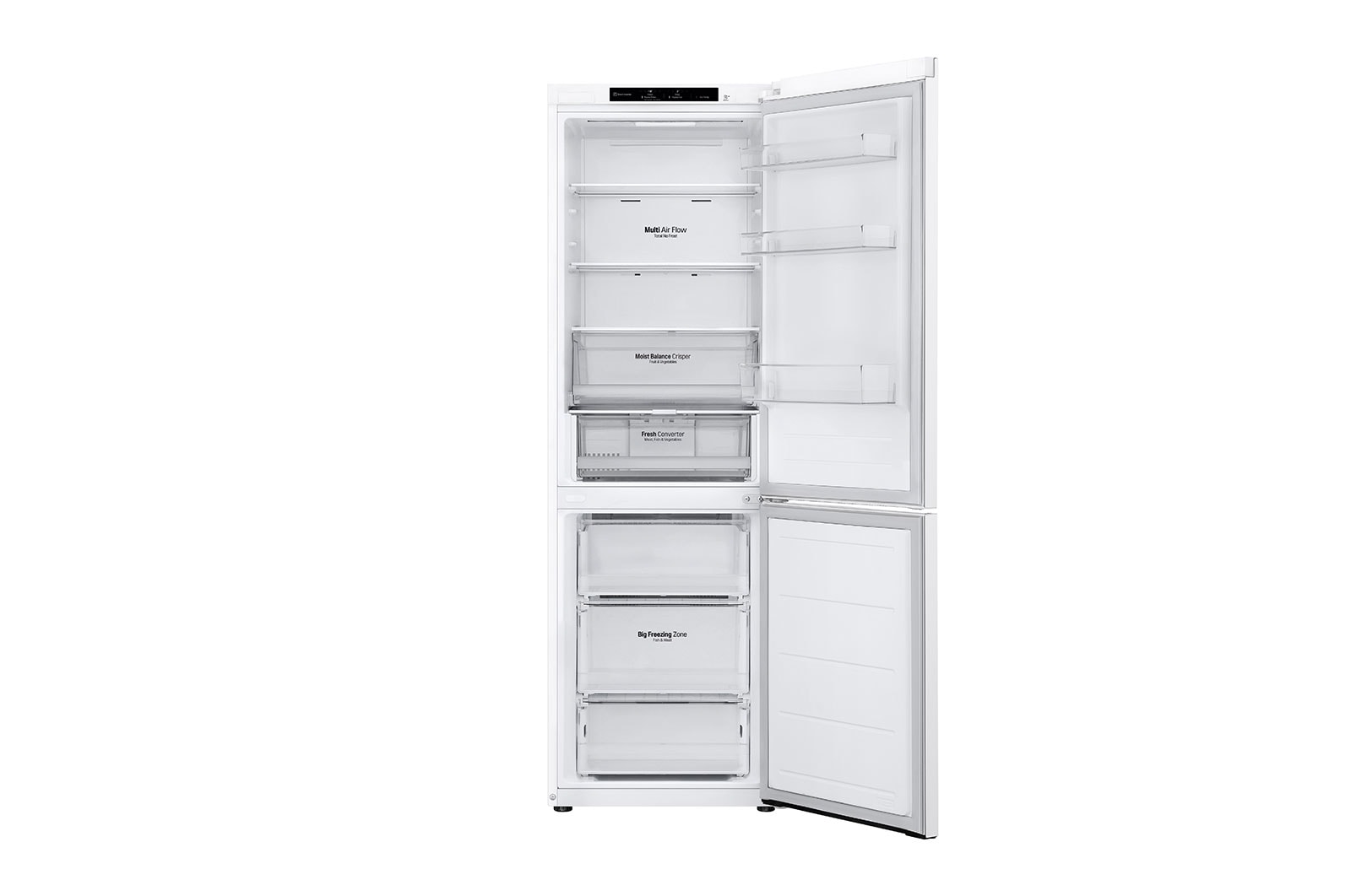 LG 1.86M 344L Kølefryseskab(White) - Energiklasse D, GBV3100DSW