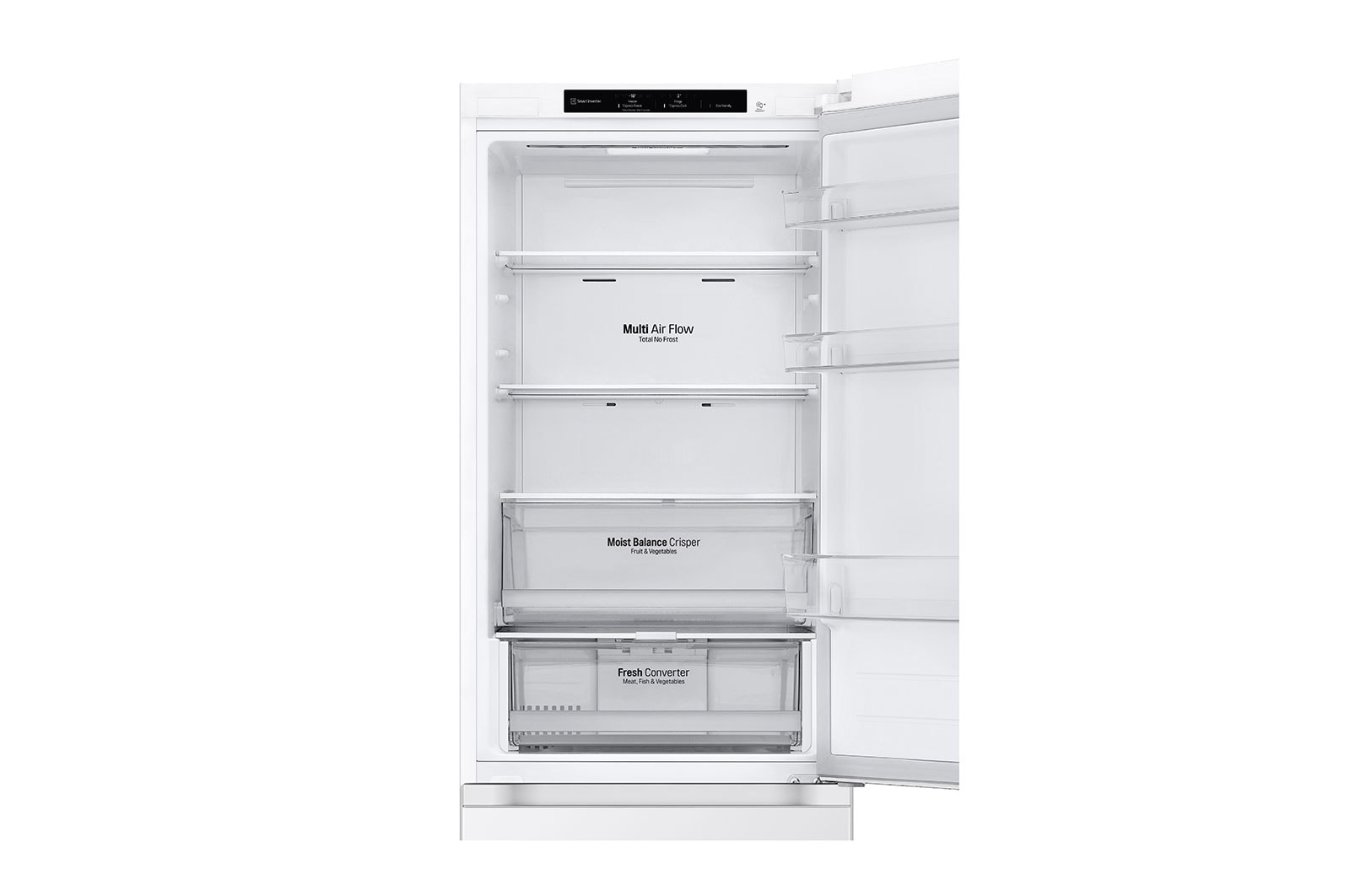 LG 1.86M 344L Kølefryseskab(White) - Energiklasse D, GBV3100DSW