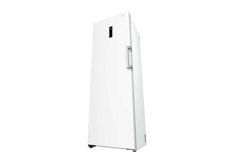 LG 324L Fritstående fryser (Hvid) - Energiklasse E, Total No Frost, Express Freeze, Smart Diagnosis™ med Wi-Fi, GFE61SWCSZ