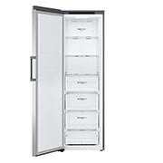 LG 324L Fritstående fryser (Shiny Steel) - Energiklasse D, Total No Frost, Express Freeze, GFT41PZGSF