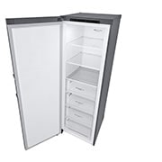 LG 324L Fritstående fryser (Shiny Steel) - Energiklasse D, Total No Frost, Express Freeze, GFT41PZGSF