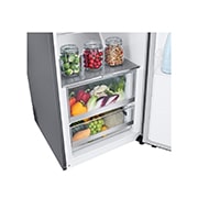 LG 386L Fritstående køleskab (Shiny Steel) - Energiklasse E, Door Cooling™, LINEARCooling™, FRESHBalancer™, Smart Diagnosis™ med Wi-Fi, GLE71PZCSZ