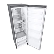 LG 386L Fritstående køleskab (Shiny Steel) - Energiklasse E, Door Cooling™, LINEARCooling™, FRESHBalancer™, Smart Diagnosis™ med Wi-Fi, GLE71PZCSZ