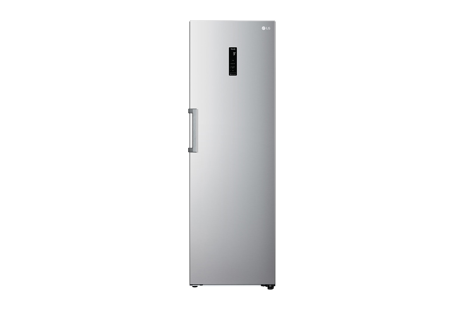 LG 386L Fritstående køleskab (Shiny Steel) - Energiklasse E, Door Cooling™, LINEARCooling™, FRESHBalancer™, Smart Diagnosis™ med Wi-Fi, GLE71PZCSZ
