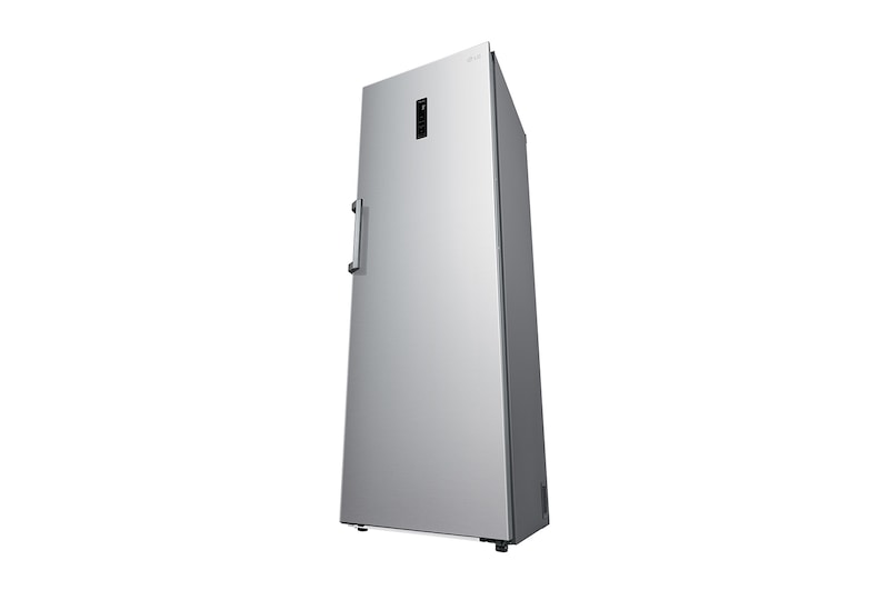 LG 386L Fritstående køleskab (Shiny Steel) - Energiklasse E, Door Cooling™, LINEARCooling™, FRESHBalancer™, Smart Diagnosis™ med Wi-Fi, GLE71PZCSZ
